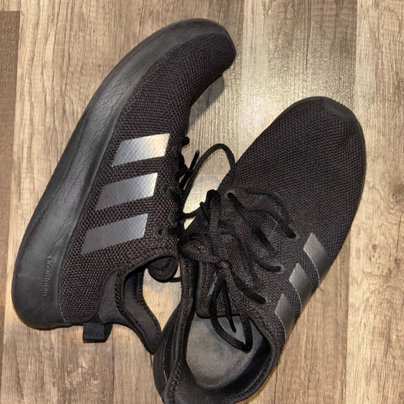 Adidas Women’s Black Sneakers - Picture 1 of 3
